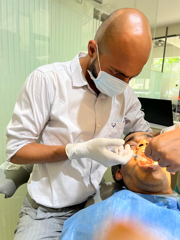 Dr Patel Best dentist in Bangalore treating its patient